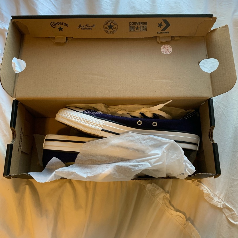 Midnight Indigo Low Top Converse